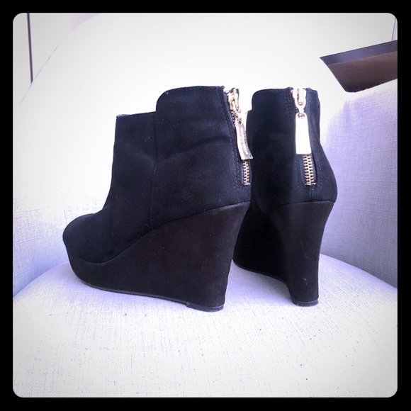 Franco Sarto Suede Wedges